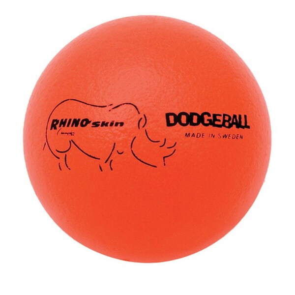 Champion Sports Rhino Skin Dodgeball Set, Neon Orange - Set of 6 CH56047 - main